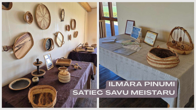 Dažādi klūgu pinumi muzejā "Pikšas"